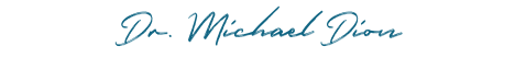 Signature of Derry dentist Doctor Michael Dion