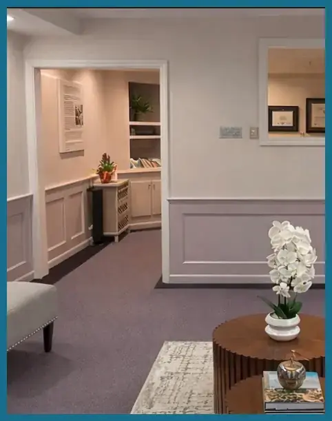 Welcoming reception area at Pinkerton Dental Group